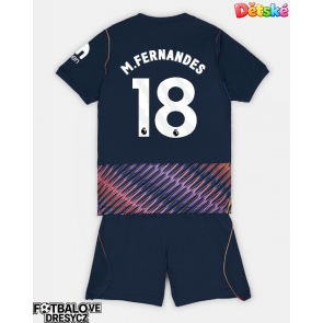 Tottenham Hotspur Mateus Fernandes #18 Dětské Venkovní dres komplet 2026-27 Krátký Rukáv (+ trenýrky)